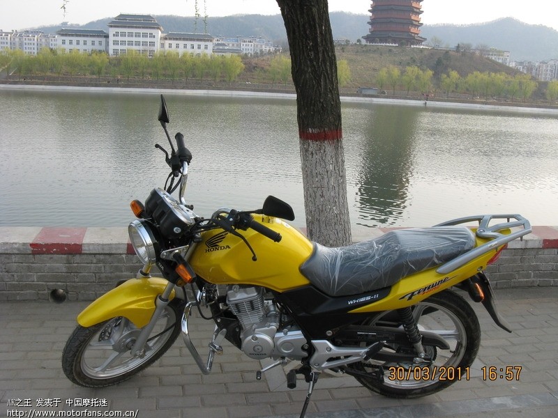 新购新锋翼黄色圆灯碟刹国三版,开贴记念。长