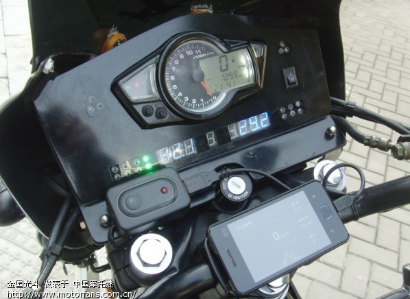 大地350G仪表盘改装,转向灯换LED,刹车灯关联