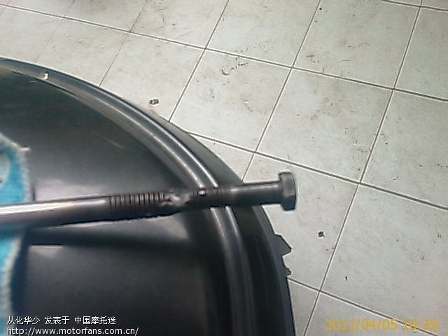 我的YBR125换了前减震油封 - 雅马哈 - 摩托车