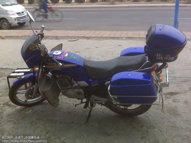 我的豪爵钻豹k加装边箱~ - 维修改装 - 摩托车论