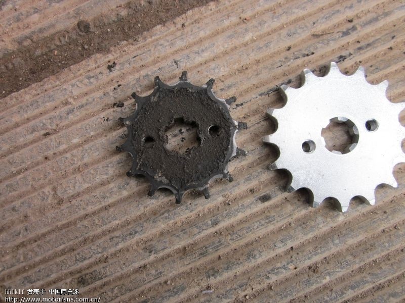 gt125换16小链轮转速比大大提高 - 摩托车论坛