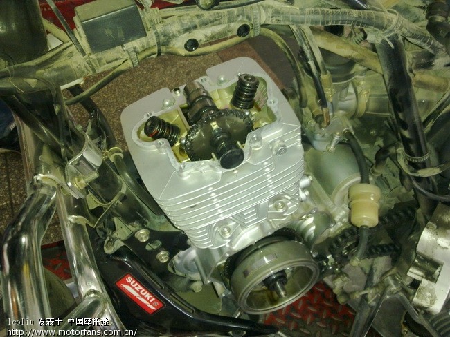 脑发热直奔豪爵服务中心。23图! - 豪爵铃木 -