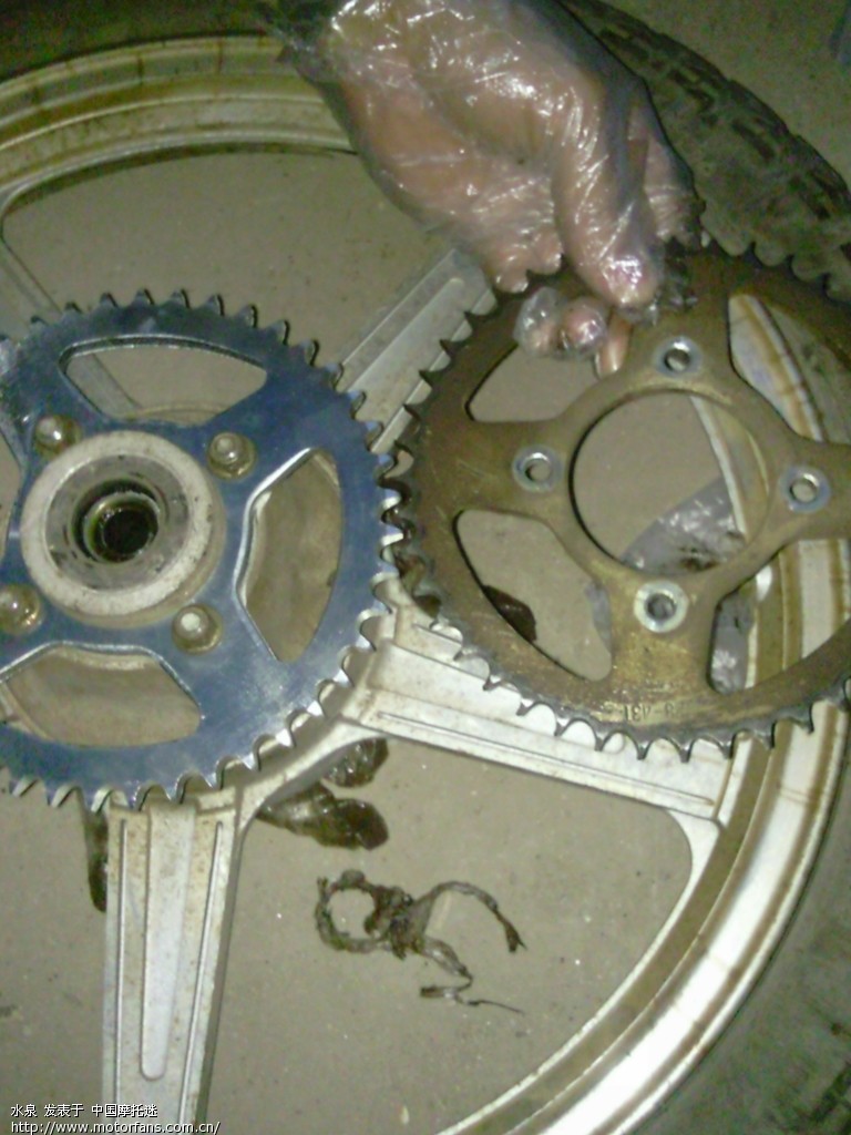 GT125 换链轮及油封链条 - 摩托车论坛 - 济南铃