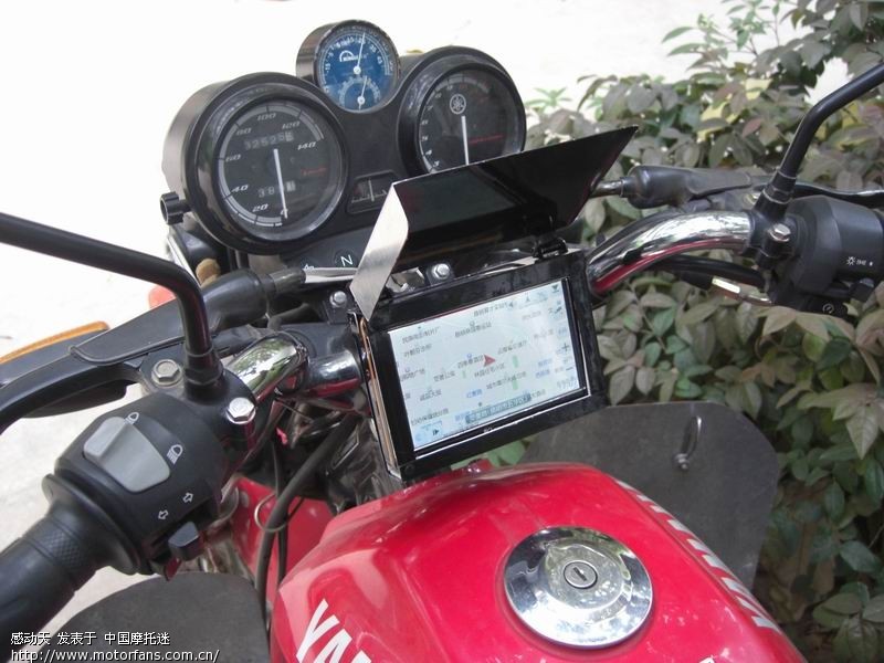 摩托车装GPS导航仪(不断改革中) - 云南摩友交