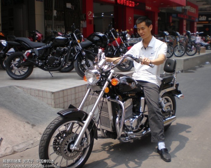 欢迎爱车朋友去新塘摩托车市场鉴赏---大地鹰王