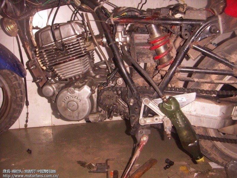 GS125 改双缸CA250发动机 - 维修改装 - 摩托