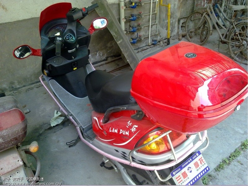 秀秀我买的兰盾125 A博士 - 踏板论坛 - 摩托车