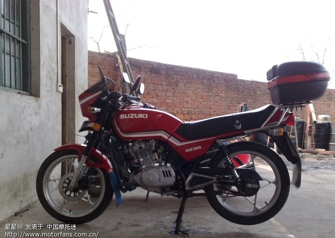 我发现近来铃木王GS125的贴多 - 摩托车论坛 
