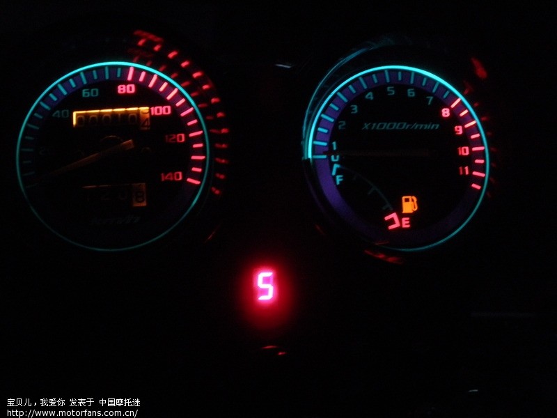 宗申ZS125-11 换装宗申比亚乔BYQ150-2仪表