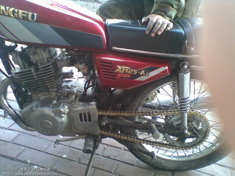 看看眼,幸福本田款125改铃木250机器。 - 摩托