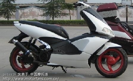 请问谁知道这是什么踏板车,好帅呀! - 踏板论坛