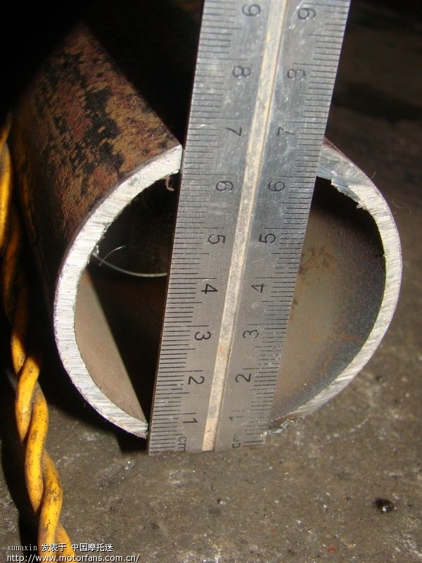 现场制作摩托车排气管 保险杠 工具箱 - 湖南摩