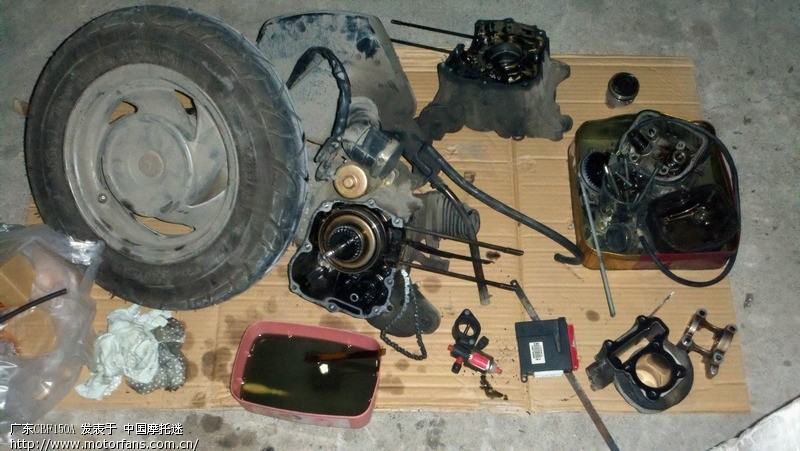 WH100维修加电喷改装 - 维修改装 - 摩托车论坛