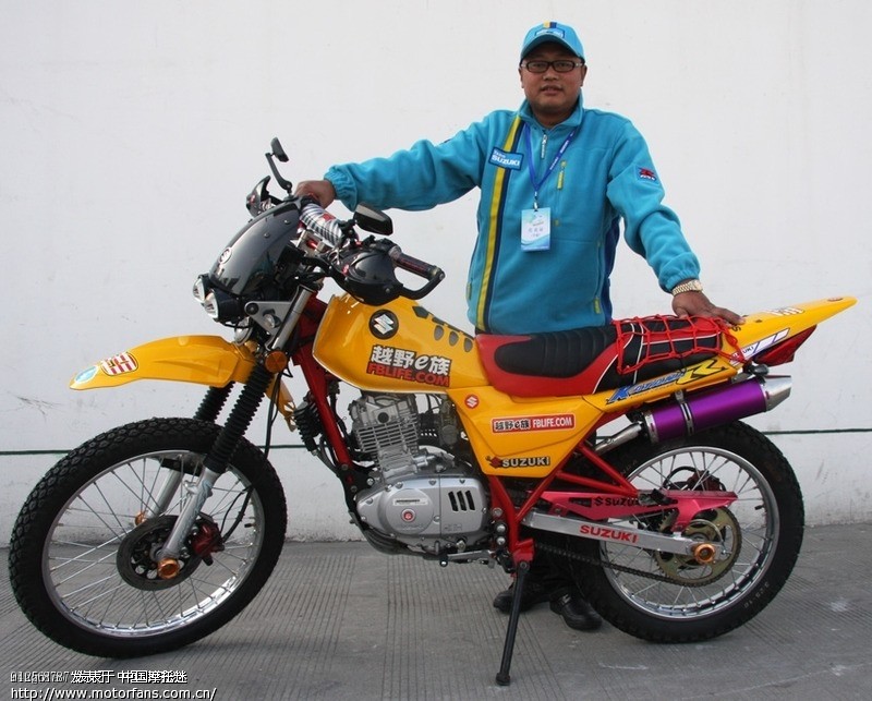 济南铃木有没有越野摩托(能上牌照的) - 摩托车