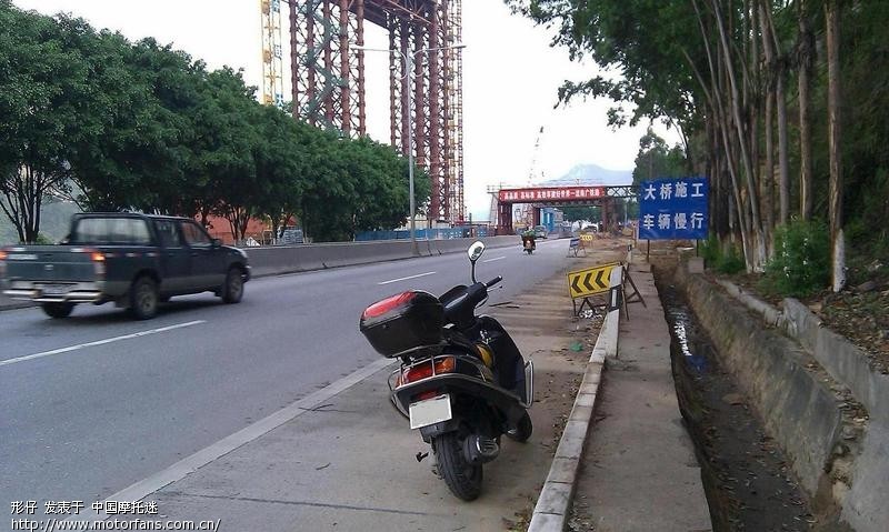 比亚乔黑金刚水冷发动机移植杂牌踏板一年过去