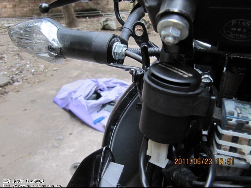 幻影 RR150 改装马蹄声LED转向灯闪光器效果