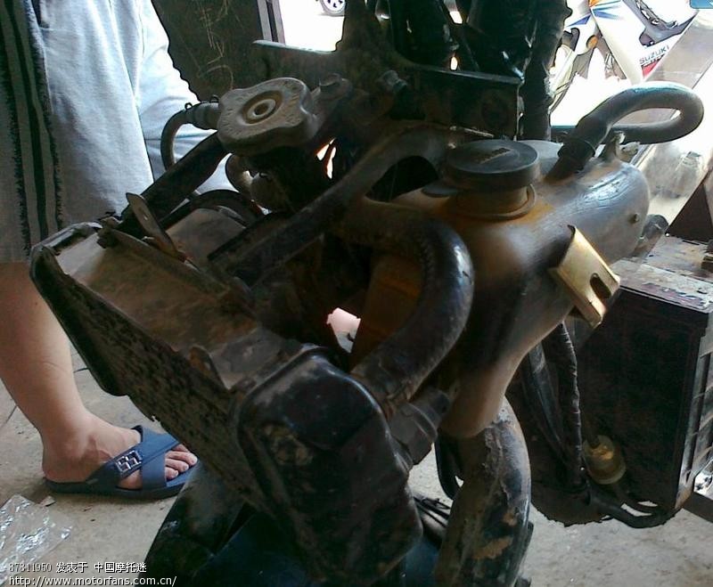 武汉江夏牛人DIY水冷摩托车 - 湖北摩友驿站 - 