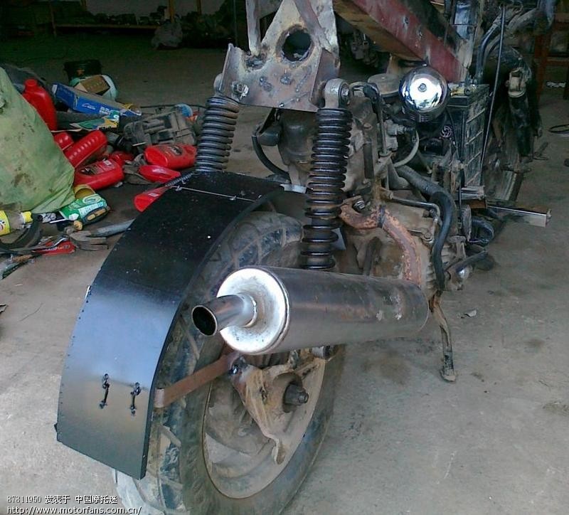 武汉江夏牛人DIY水冷摩托车 - 湖北摩友驿站 - 