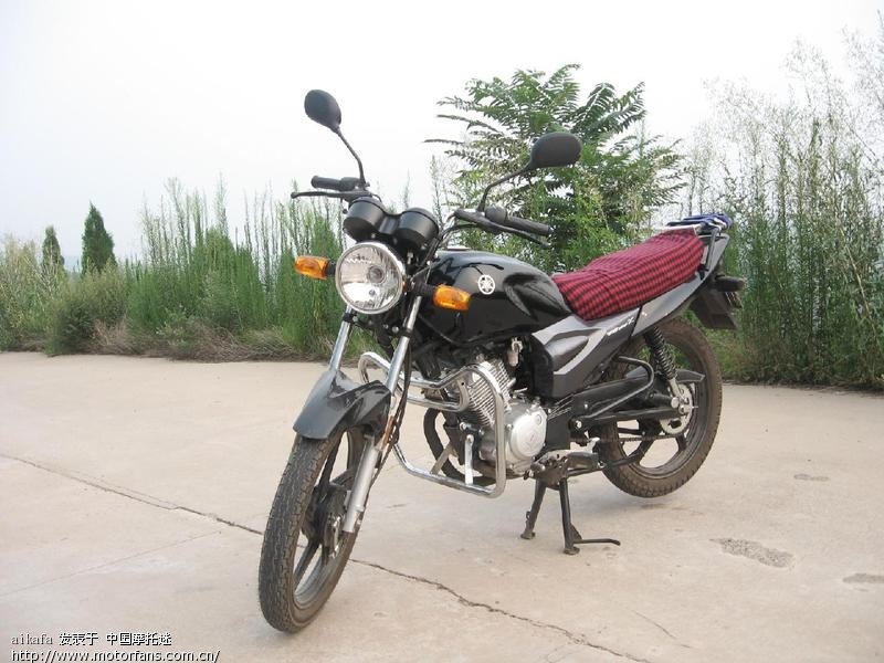 纯黑色雅马哈YBZ,600公里感受 - 雅马哈 - 摩托