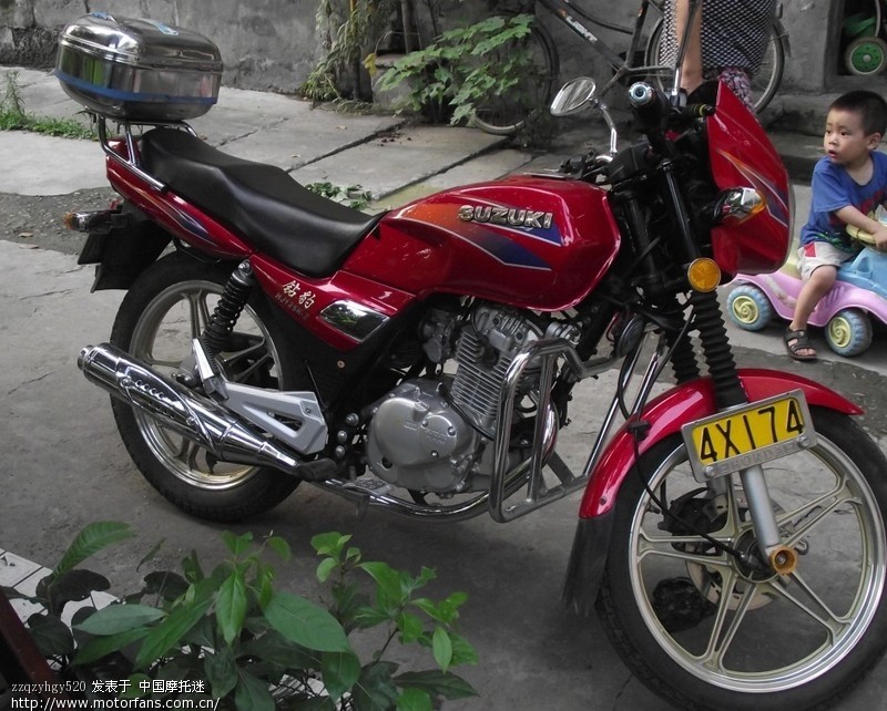 大家帮我看看这钻豹值好多钱? - 豪爵铃木 - 摩