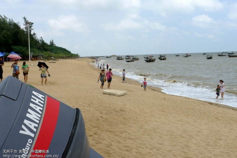 昨天两个来宾车友到钦州港玩 - 广西摩友交流区