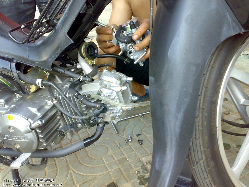 我的国三赛驰也换了传说中的电加热化油器 - 弯