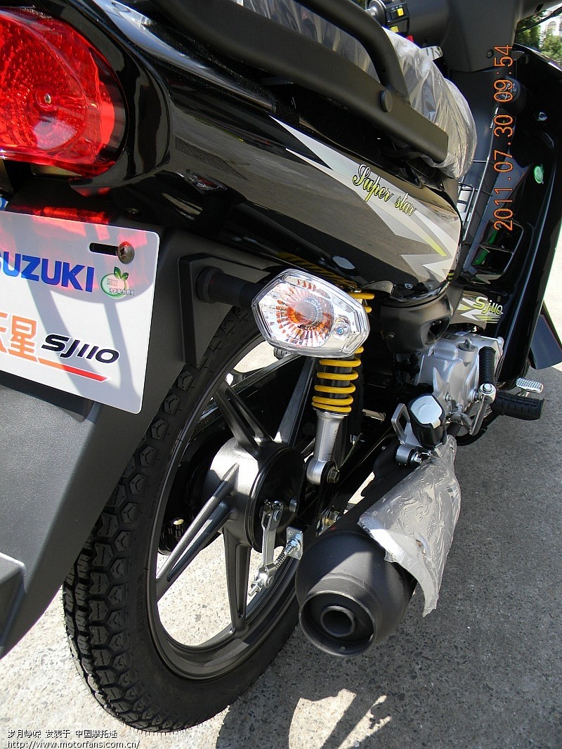 探访-【金城铃木新天星-SJ110蓝黑运动碟刹版