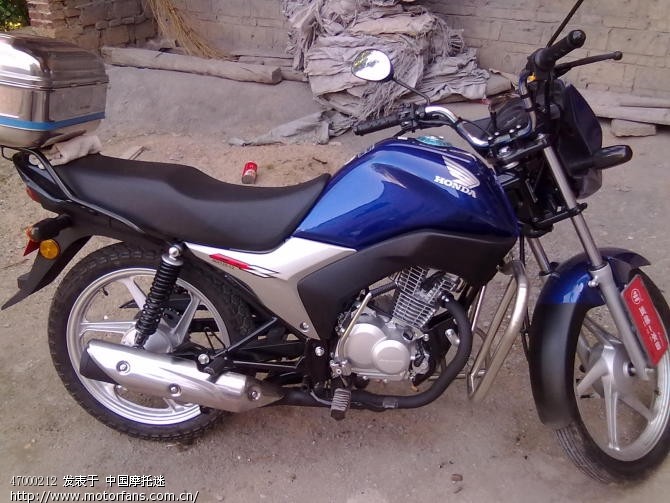 晒下新鲜的锋朗~ - 五羊本田 - 锋朗125 - 摩托车