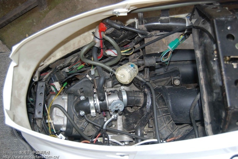 金城仿迅鹰改装FAI电喷。 - 踏板论坛 - 摩托车