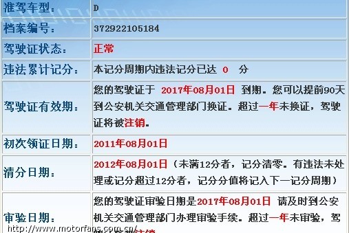 谁能帮查下驾照的真假不? 已上图! - 陕西摩友交