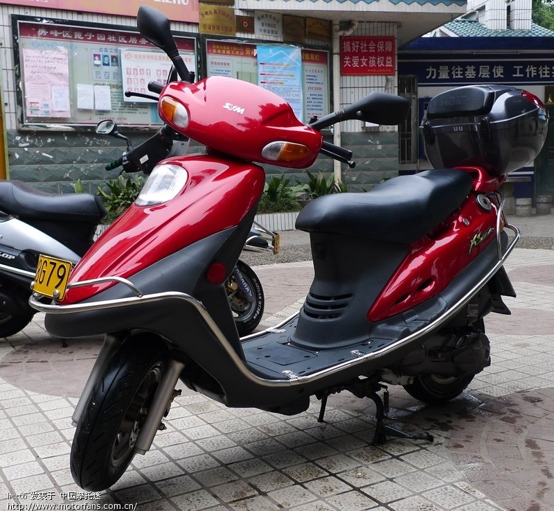 白色三阳心动 - 厦杏三阳 - 摩托车论坛 - 中国第