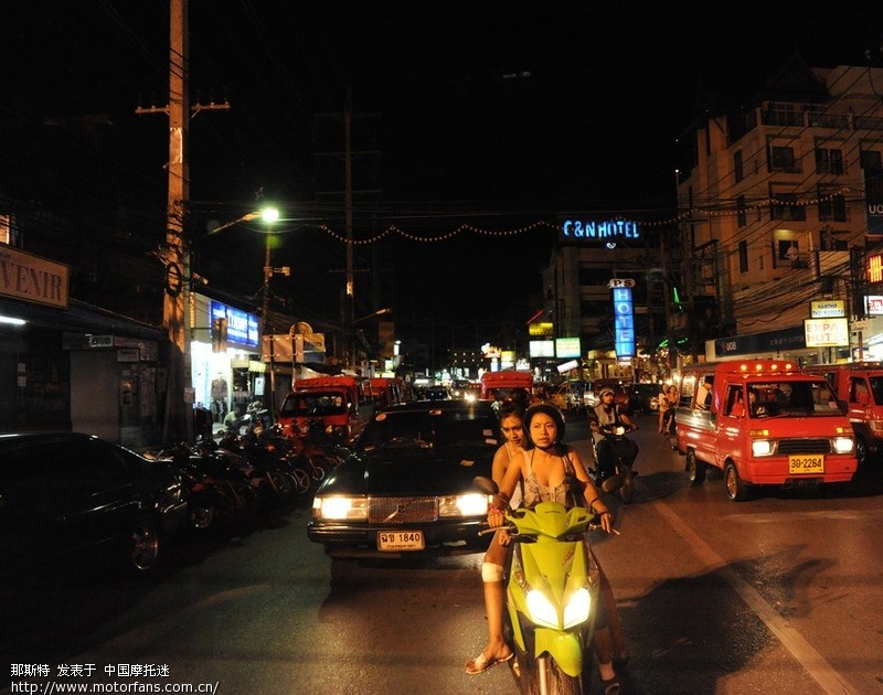 泰国街头摩托车集锦(有人妖哦) - 弯梁世界 - 摩