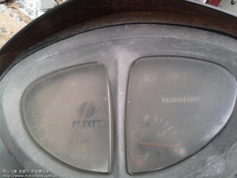 今早在地摊见一豪爵蓝巨星,96516KM,有PP - 踏