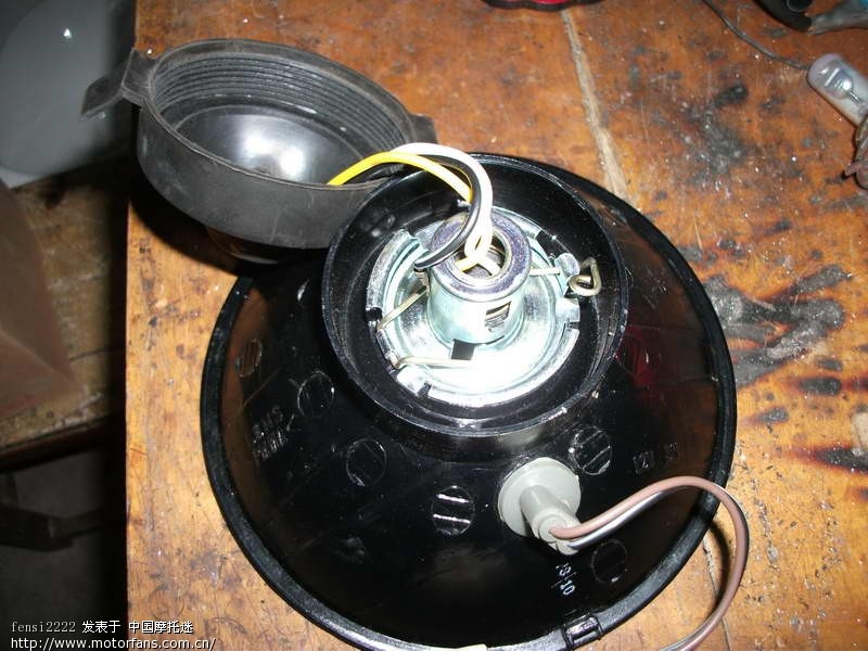 GT125改H4大灯【飞利浦60w】过程 - 摩托车论
