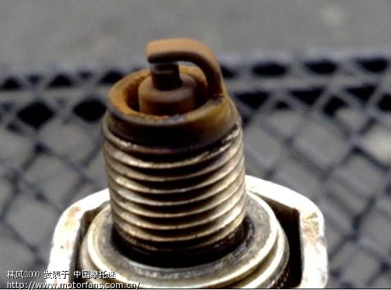 嘉陵好帅火花塞正常燃烧(图片) - 弯梁世界 - 摩