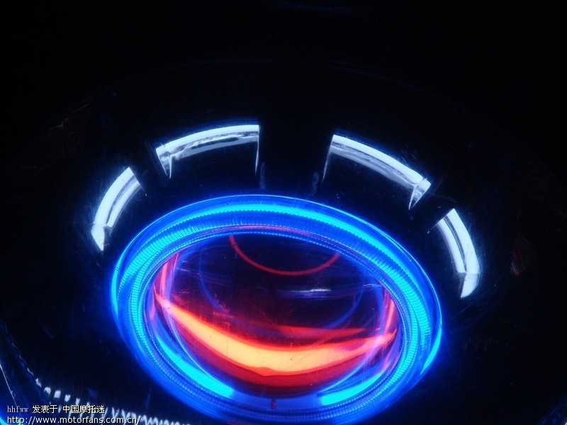 铃木韵彩改装透镜后的效果图 - 踏板论坛 - 济南