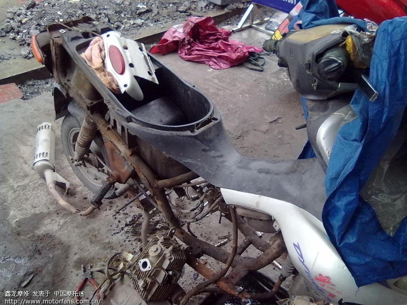 跨界神车原装100油冷机开苞 - 维修改装 - 摩托