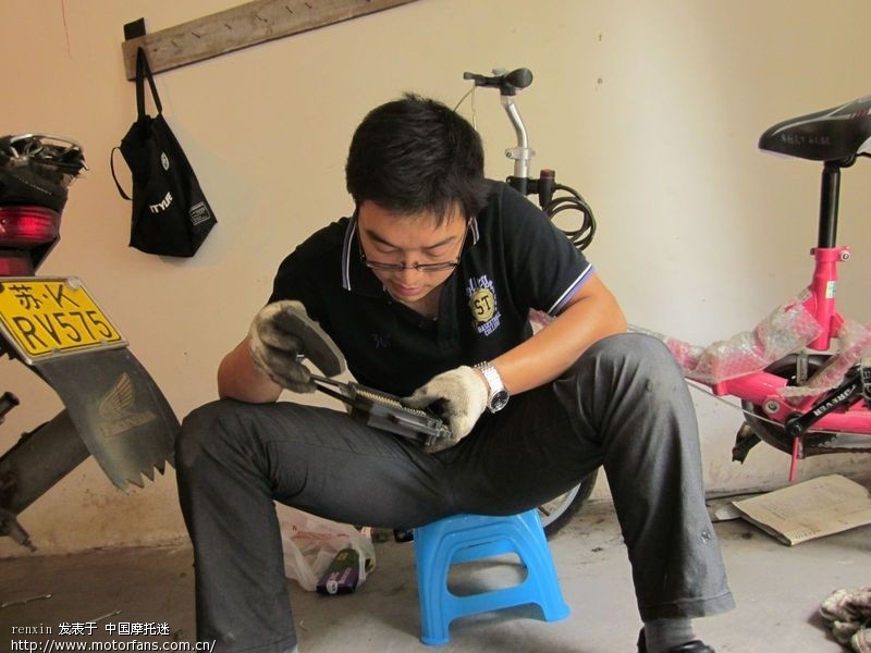 国庆没事换链条和空滤 - 雅马哈 - 摩托车论坛 -