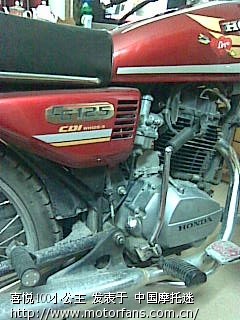 我的五羊本田金CG125 - 五羊本田 - 摩托车论坛