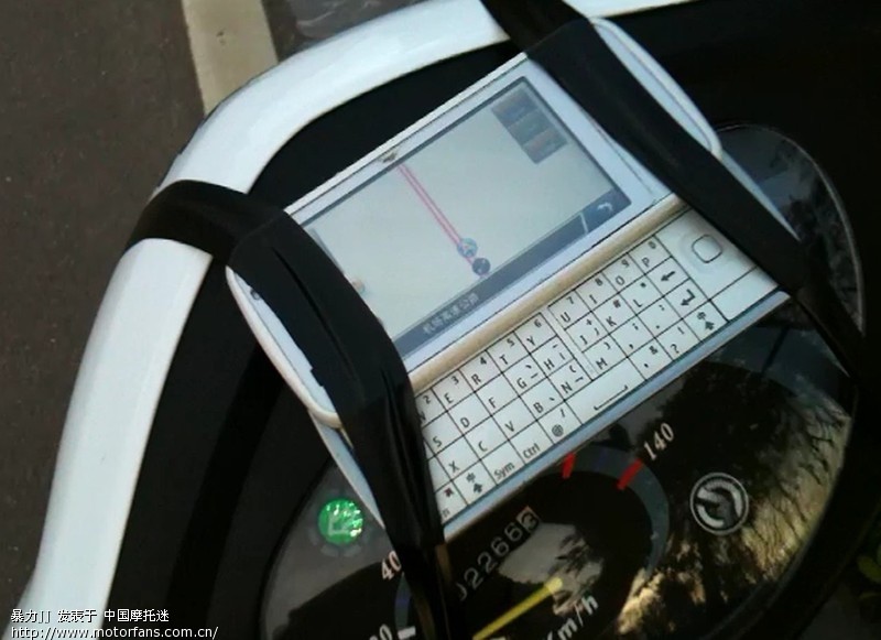 三阳 GR125 原厂GPS极速测试 (有图有视频) -