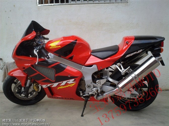 2001年本田vtr1000 sp-1!无敌战车!