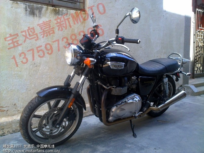 09年5月英国复古街车凯旋Bonneville SE 电喷!