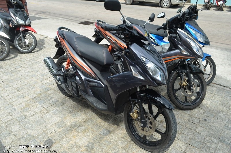 普吉岛租的摩托(多图),四天650泰铢,算算多少钱