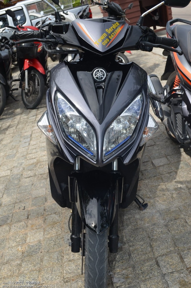 普吉岛租的摩托(多图),四天650泰铢,算算多少钱