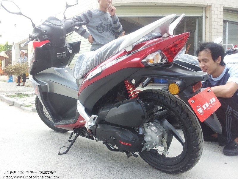 小试五羊本田踏板车---弯刀 - 广西摩友交流区 -