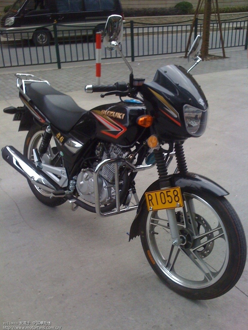 我的新车铃木钻豹 hj125k-3a 好车你就顶一顶