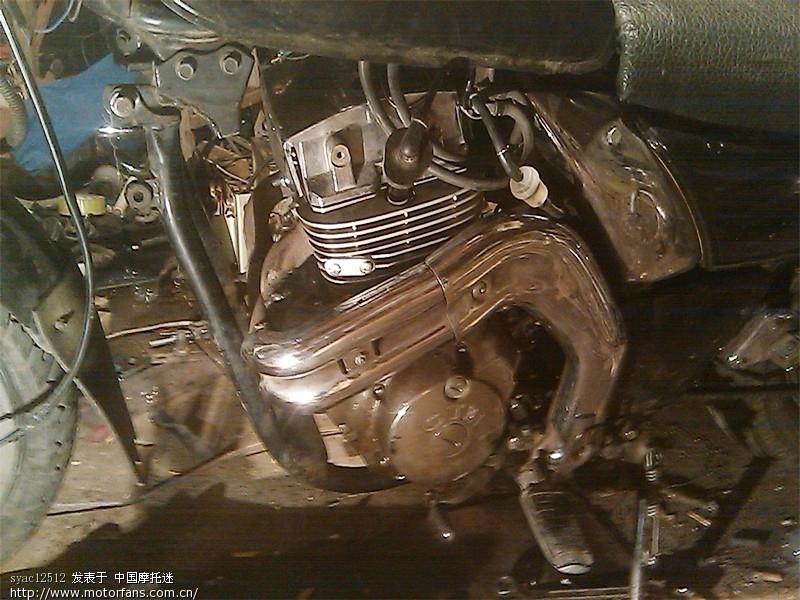 川崎德国兵250改装国产ca250发动机 图片来了