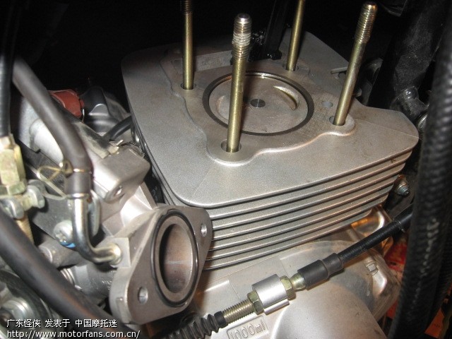 电喷EN150今天成功改为180cc - 维修改装 - 摩