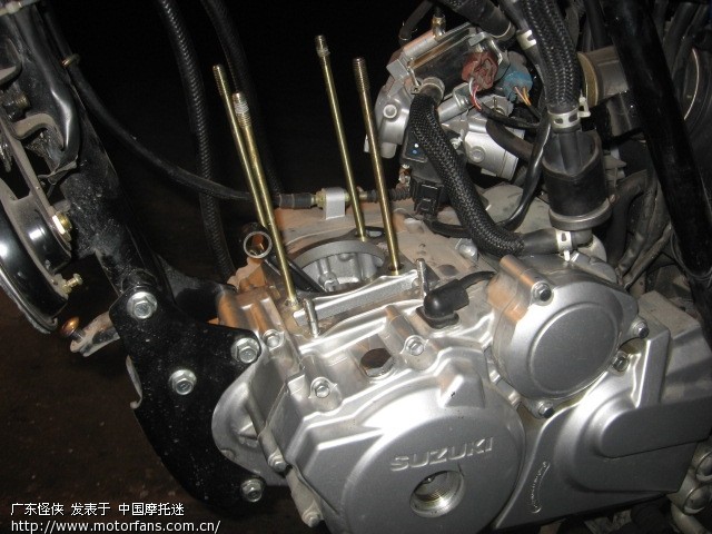 电喷EN150今天成功改为180cc - 维修改装 - 摩