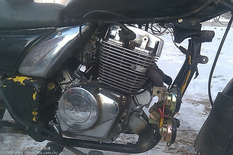 川崎德国兵250改装国产ca250发动机 图片来了